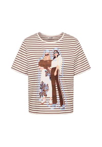 LCMT LECOMTE - T-Shirt für Damen - Braun
