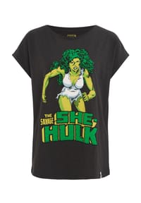 RE:COVERED - T-Shirt She Hulk im zeitlosen Design - Black