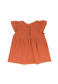 maximo® - GOTS BABY GIRL-Top Musselinstoff - altrosa