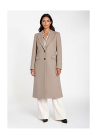 RICANO - Klassischer Damen Mantel Ondina mit Reverskragen - Beige