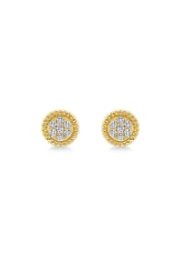 MONCARA - Damen Ohrstecker, 585er Gold, 14 Diamanten zus. ca. 0,75 Karat - Gelbgold