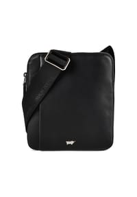 BRAUN BÜFFEL Golf 3.0 - Umhängetasche, Leder, Reißverschluss, für Damen - SCHWARZ