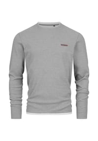 INDICODE - Langarmshirt INSigfinn - Black
