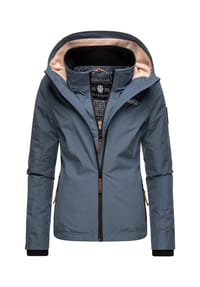 MARIKOO® - Übergangsjacke Erdbeere - Anthracite