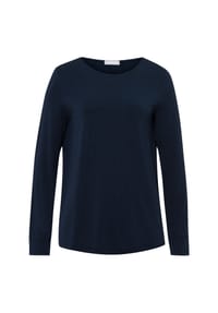 HANRO - Longsleeve Natural Elegance - deep navy