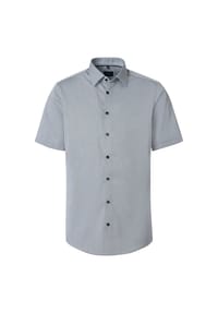 VENTI - Herren Businesshemd uni Modern Fit - Dunkelblau