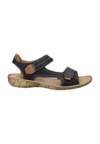 Seibel - Sandalen "Rosalie 56", Weite G, Leder, für Damen - 101 SCHWARZ-KOMBI