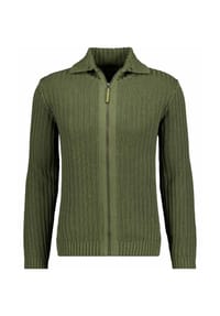 RAGMAN - Strickjacke, Baumwolle, für Herren - 384 OLIV