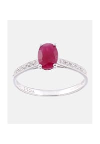 Diamant L'eternel - Ring, mit 0.05 ct Diamant, 375 Weißgold - white gold