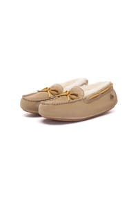 EVERAU® - Crested Leder-Loafer - BROWN
