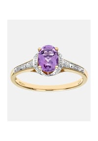 Diamant L'eternel - Ring, mit 0.03 ct Diamant, 375 Gelbgold - gold