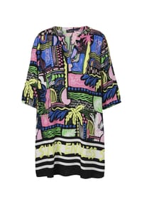 VIA APPIA -DUE- - Tunika - schwarz multicolor