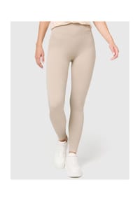 nur die - Leggings Ripp-Optik Relax & Go - dunkelbraun
