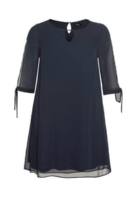 sheego - Chiffonkleid - nachtblau