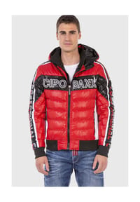 CIPO & BAXX® - Jacke mit modischer Steppung - RED