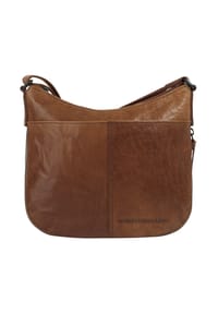 SPIKES & SPARROW® - Umhängetasche Echt Leder - cognac