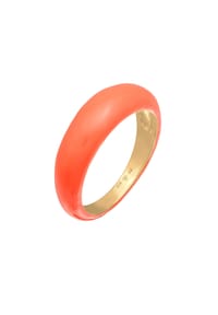 elli. - Ring Bandring Stapelring Emaille Pastell 925Er Silber - Hellblau