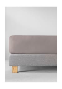 ESTELLA® Jersey-Spannbettlaken, uni - Feinjersey - KIESEL