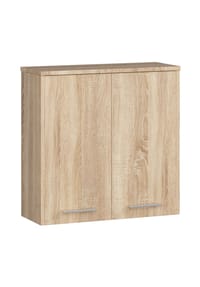 Akord - Fin Badezimmer-Hängeschrank W60 mit 2 Türen und 2 Einlegeböden - artisan-eiche