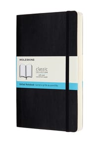 MOLESKINE® - Notizbuch "CLassic Large", A5, Punktraster, Softcover - SCHWARZ