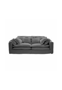 LOBERON - Sofa Terell dunkelgrau - dunkelgrau