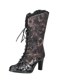 LAURA VITA® - Leder/Textil Stiefel - Antracite