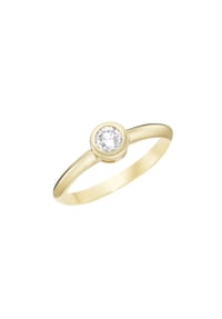 Luigi Merano® - Ring mit Brillant in Zargenfassung, Gold 585 - gold