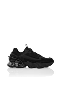 PLEIN SPORT - Runner Sneaker PS - black/black