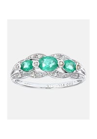 Diamant L'eternel - Ring, mit 0.05 ct Diamant, 375 Weißgold - white gold