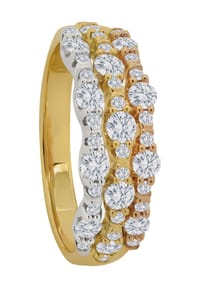 VANDENBERG Damen Ring, 585er Gold mit 39 Diamanten, zus. ca. 1,00 Karat Bild 1