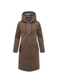 MARIKOO® - Kurzmantel Ledalaa 16 - Black