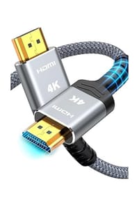 MANIKE - Pro 4K 60Hz Nylon Geflochten HDMI Kabel - silber