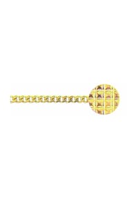 Adelia's - Adelia's 25 cm Flachpanzer Armband Double – kette - silber