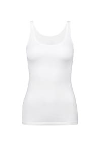 CALIDA - Natural Comfort Unterhemd, Single-Jersey, U-Ausschnitt, für Damen - 001 WEISS