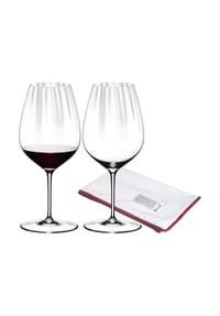 RIEDEL Cabernet Merlotgläser inklusive Poliertuch Performance 834 ml 2er Set transparent - PERFORMANCE - transparent