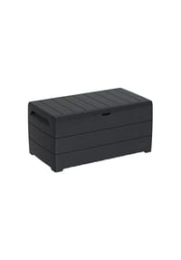 VCM. - Durabox Kunststoff Garten Aufbewahrungsbox Kissenbox 416 l, 130 x 70 x 63 cm - Grau