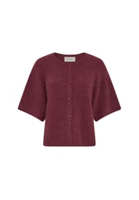 MSCH COPENHAGEN - Cardigan Bondie Hop, Wollanteil, für Damen - RHODODENDRON