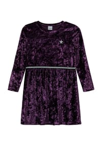 MANGUUN - Volantkleid, kurz, für Kinder - DEEP PURPLE