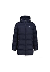 GANT - Herren Winterjacke - ACTIVE CLOUD MID LENGTH JACKET, Steppjacke, Kapuze, wasserabweisend - Schwarz