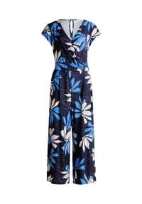BETTY & CO - Jumpsuit kurzarm - Dunkelblau/Blau