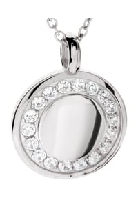 ERNSTES DESIGN - Damen Anhänger, Edelstahl - SILBER