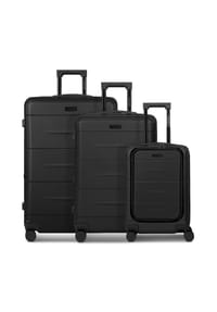 POLICE London - London 4 Rollen Kofferset 3-teilig mit Dehnfalte - cool olive