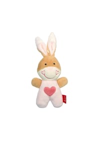sigikid® - Greifspielzeug Red Stars Rassel Hase, Greifspielzeug - mehrfarbig