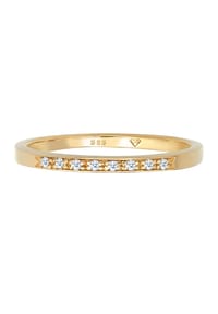elli. DIAMONDS Ring Bandring Verlobung Diamant (0.04 Ct.) 585 Gelbgold Bild 2