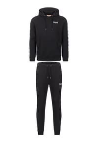 LONSDALE™ - Herren Trainingsanzug mit Kapuze normale Passform AGRYLLI - Black/White