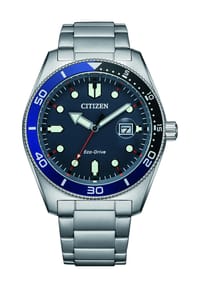 CITIZEN® - Herrenuhr - SILBER/BLAU