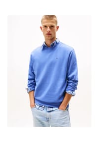 TOMMY Jeans - Sweatshirt, Rippbündchen, für Herren - C6D SOFT SAPPHIRE