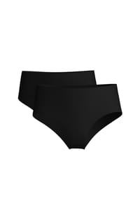 CALIDA - Damen Seamless-Midislip, 2er-Pack Natural Skin Duo - black C2C