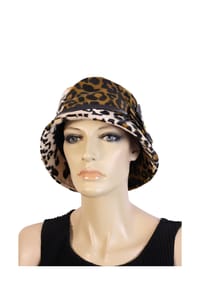 collezione alessandro® - Wintermütze Leoparda Made in Italy - braun