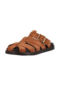 STEVE MADDEN - Leder Pantoletten - Cognac